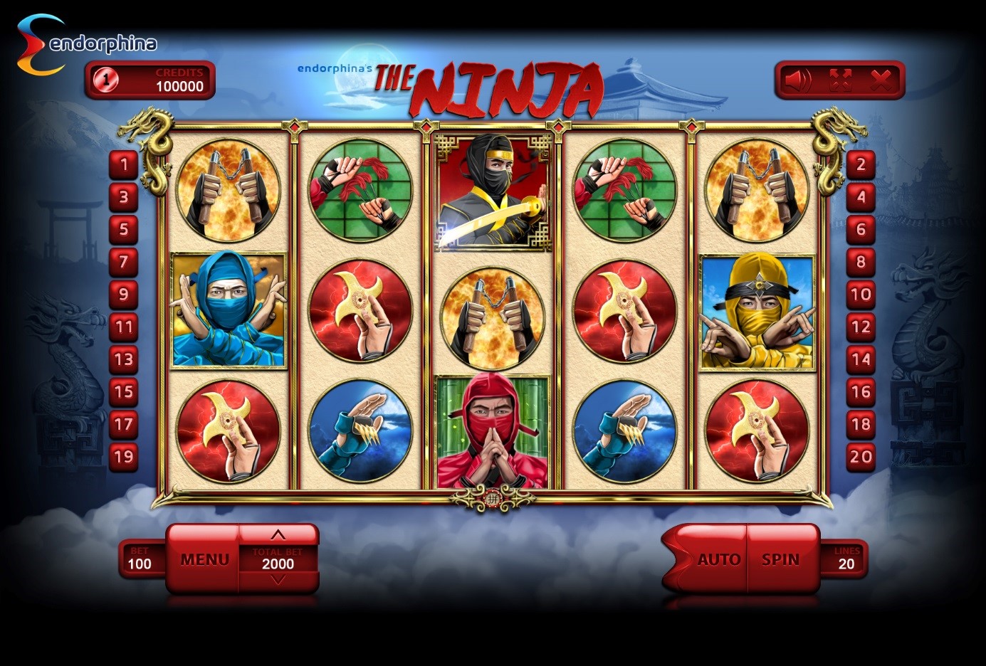 Endorphina представит новый слот The Ninja на iGaming Super Show